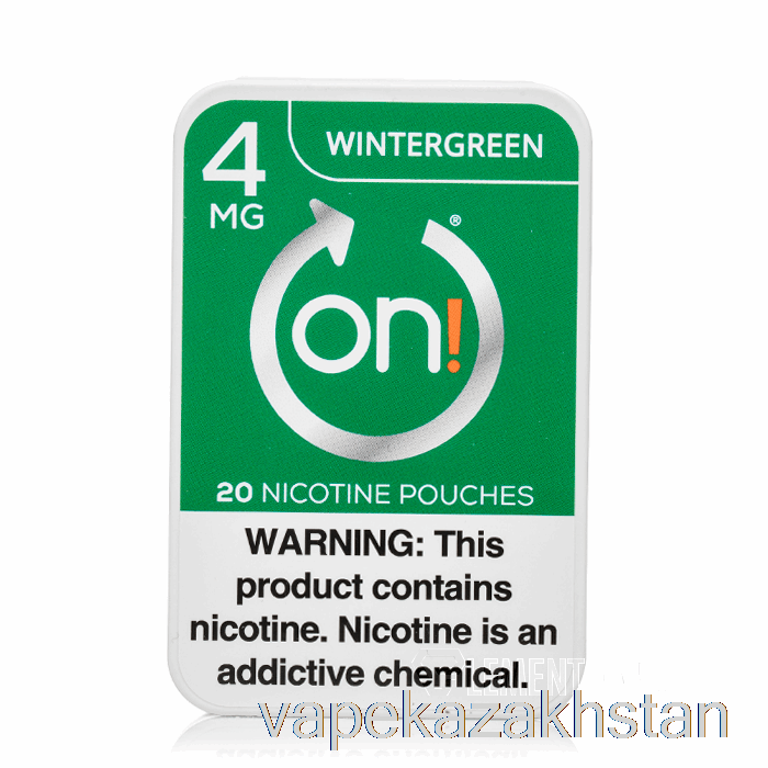 Vape Disposable ON! Nicotine Pouches - WINTERGREEN 4mg